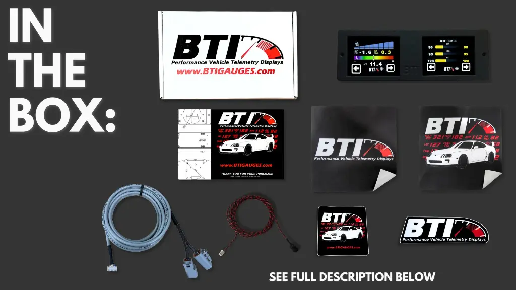 BTI Dual Display CAN Gauge