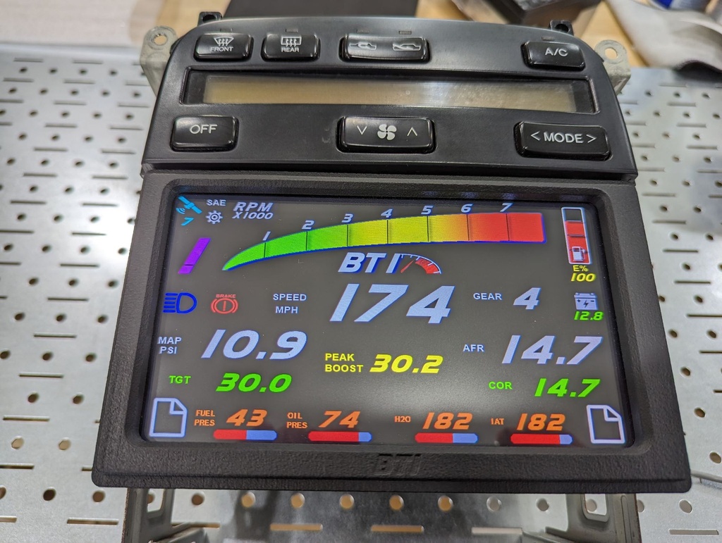 BTI 7" Double Din Multi-integration Dash